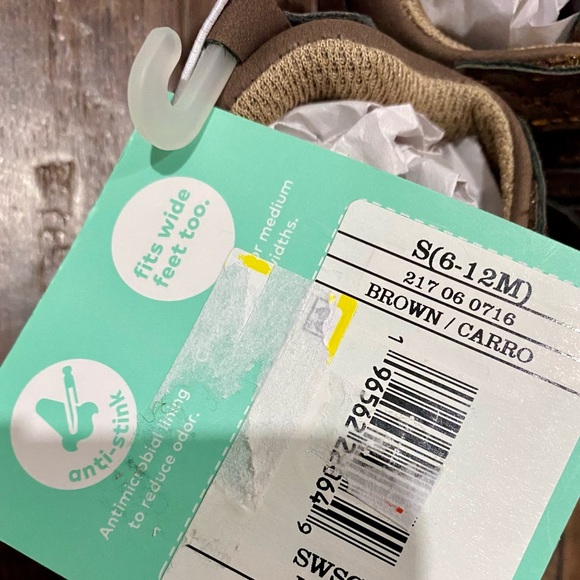 STRIDE RITE SURPRIZE brown baby shoes - Picture 6 of 6